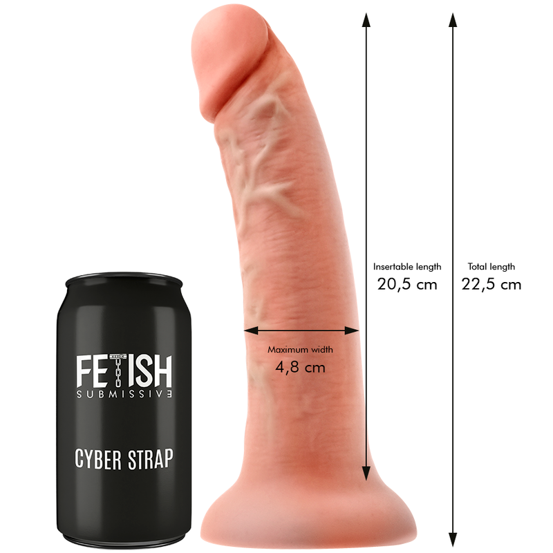 FETISH SUBMISSIVE CYBER STRAP - ARNÉS CON DILDO CONTROL REMOTO TECNOLOGÍA WATCHME L