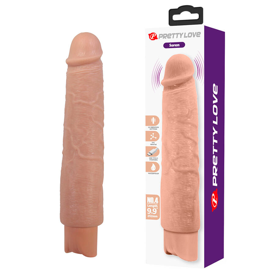 PRETTY LOVE - SOREN VIBRADOR REALÍSTICO FLEXIBLE