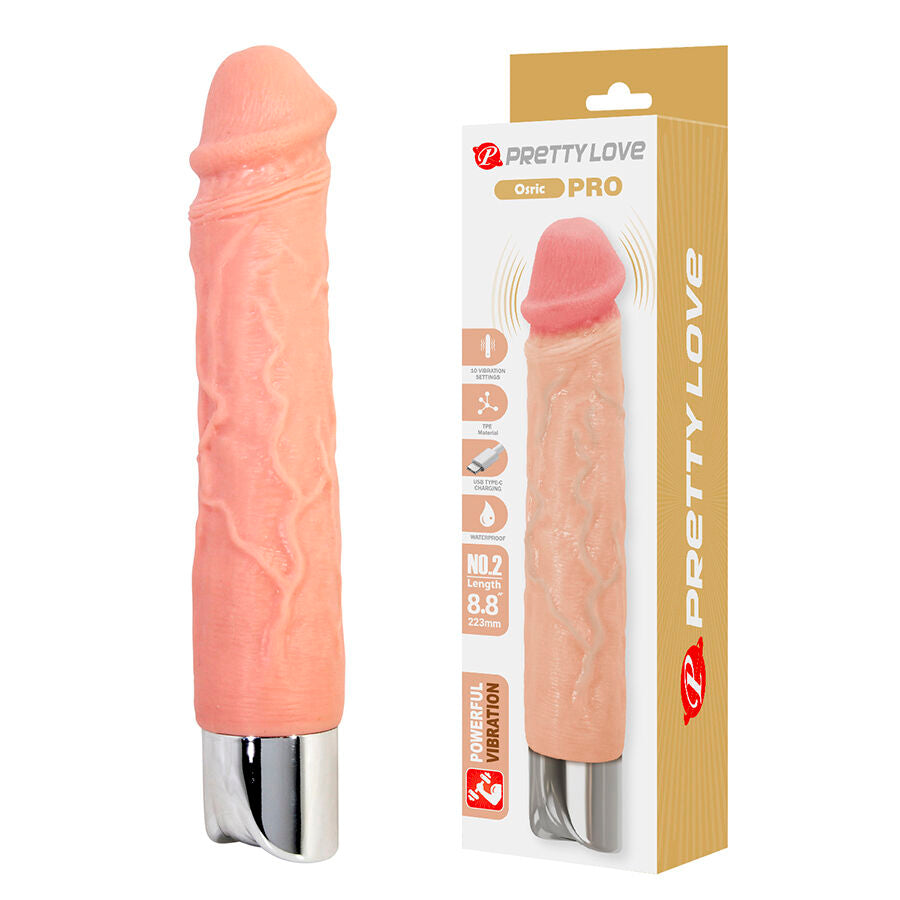 PRETTY LOVE - OSRIC PRO VIBRADOR REALÍSTICO FLEXIBLE