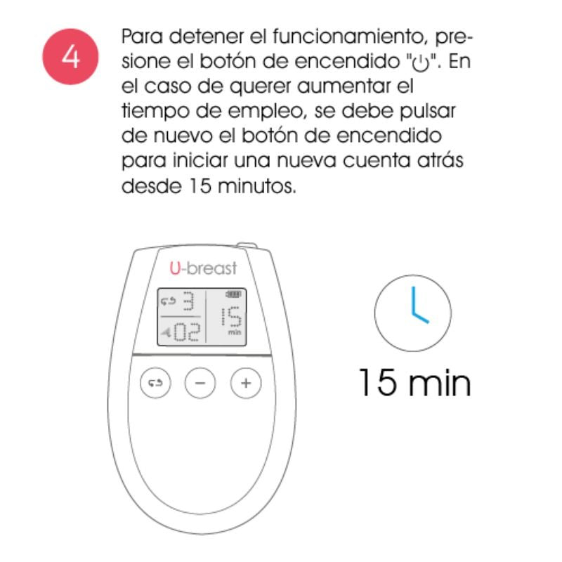 500 COSMETICS - U BREAST AUMENTO PECHOS ELECTROESTIMULACIÓN