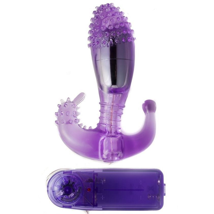 BAILE - ESTIMULADOR LILA VAGINAL Y ANAL CON VIBRACIÓN
