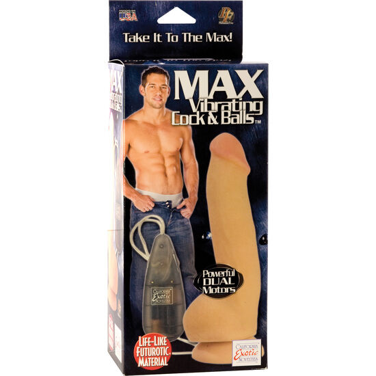 CALEXOTICS - MAX PENE REALÍSTICO CON DOBLE VIBRADOR